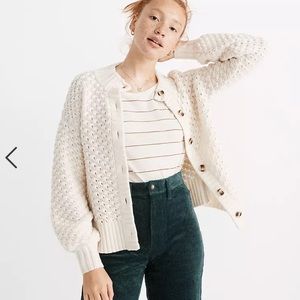 Madewell Surrey Bobble cardigan